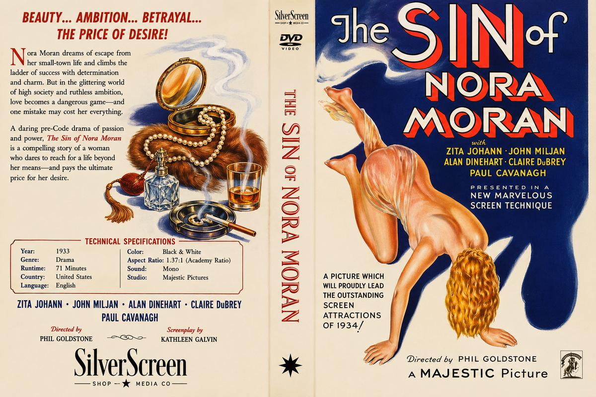 The Sins of Nora Moran (1933) Pre-Code Drama DVD Collector Edition