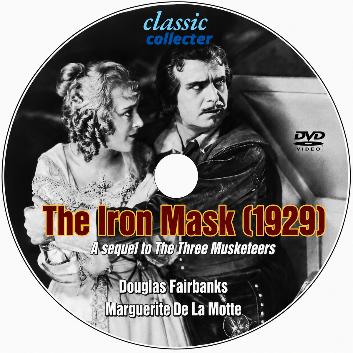 The Iron Mask 1929 Classic Silent Adventure Film on DVD