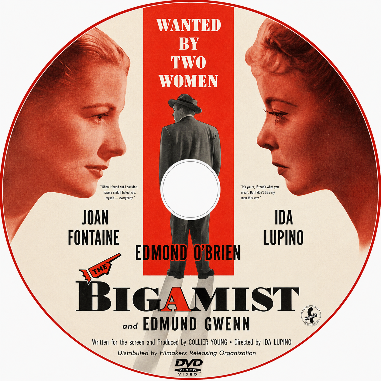 The Bigamist (1953) Drama Film Noir DVD Collector Edition