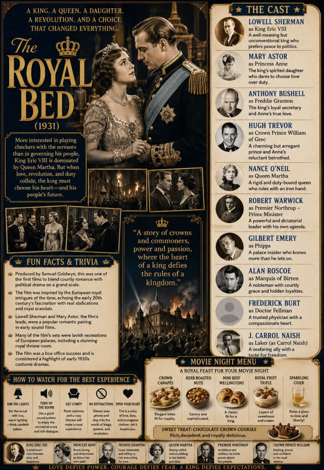 The Royal Bed (1931) Pre-Code Comedy DVD Collector Edition