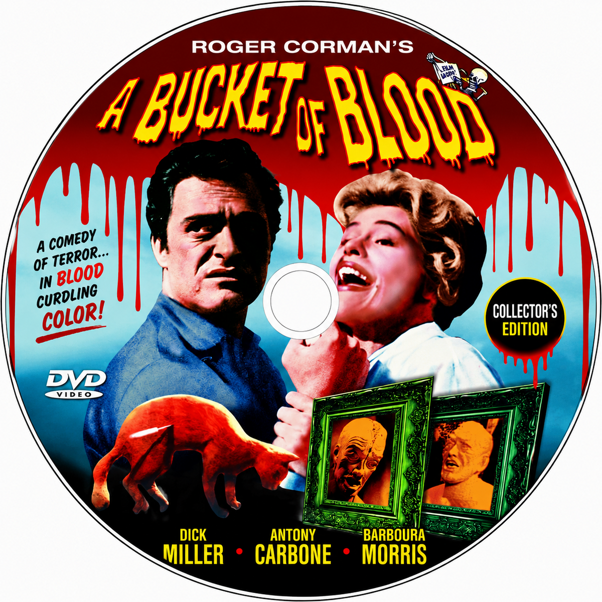 A Bucket of Blood (1959) Horror Comedy DVD Collector Edition