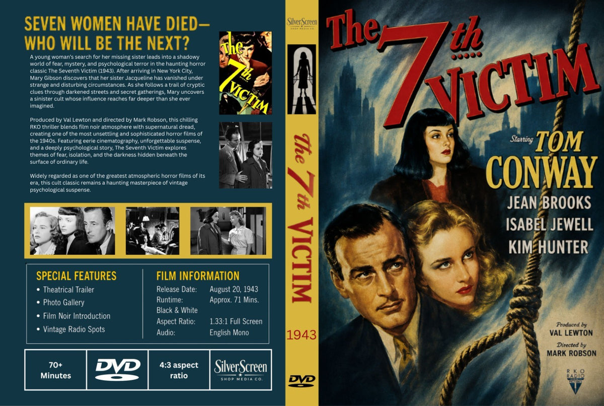 The Seventh Victim (1943) Film Noir Mystery DVD Collector Edition