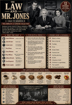 The Law and Mr. Jones (1960) Classic TV 12 Episodes on DVD - Collectors DVD