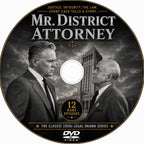 Mr. District Attorney (1954) Classic TV Series DVD – 12 Rare Episodes