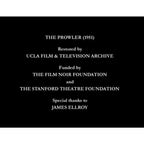 The Prowler 1951 Rare Film Noir Crime DVD With Cover Art Van Heflin