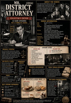 Mr. District Attorney (1954) Classic TV Series DVD – 12 Rare Episodes