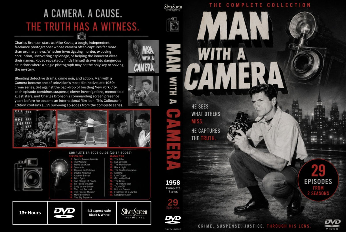 Man with a Camera (1958) Classic TV Series DVD – Complete 29 Episodes