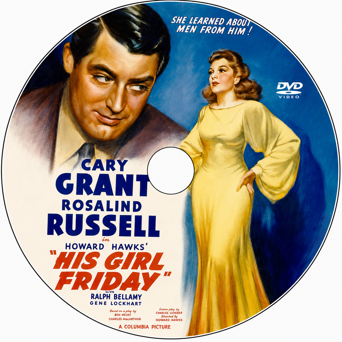 His Girl Friday (1940) Screwball Comedy DVD Collector Edition