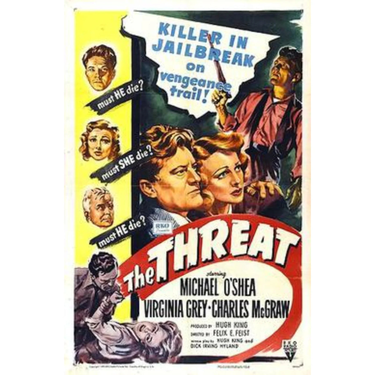 The Threat (1949) Film Noir Thriller DVD Collector Edition