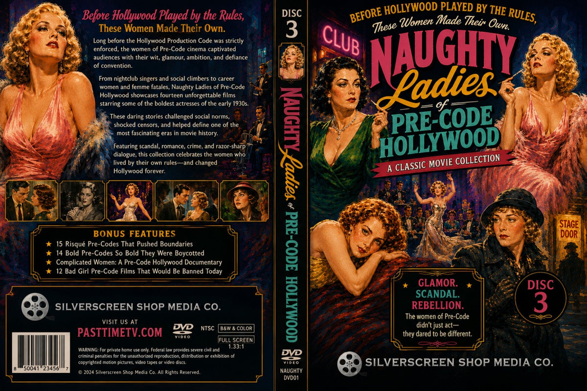 Naughty Ladies of Pre-Code Hollywood DVD | 12 Classic Movies | Mae West,