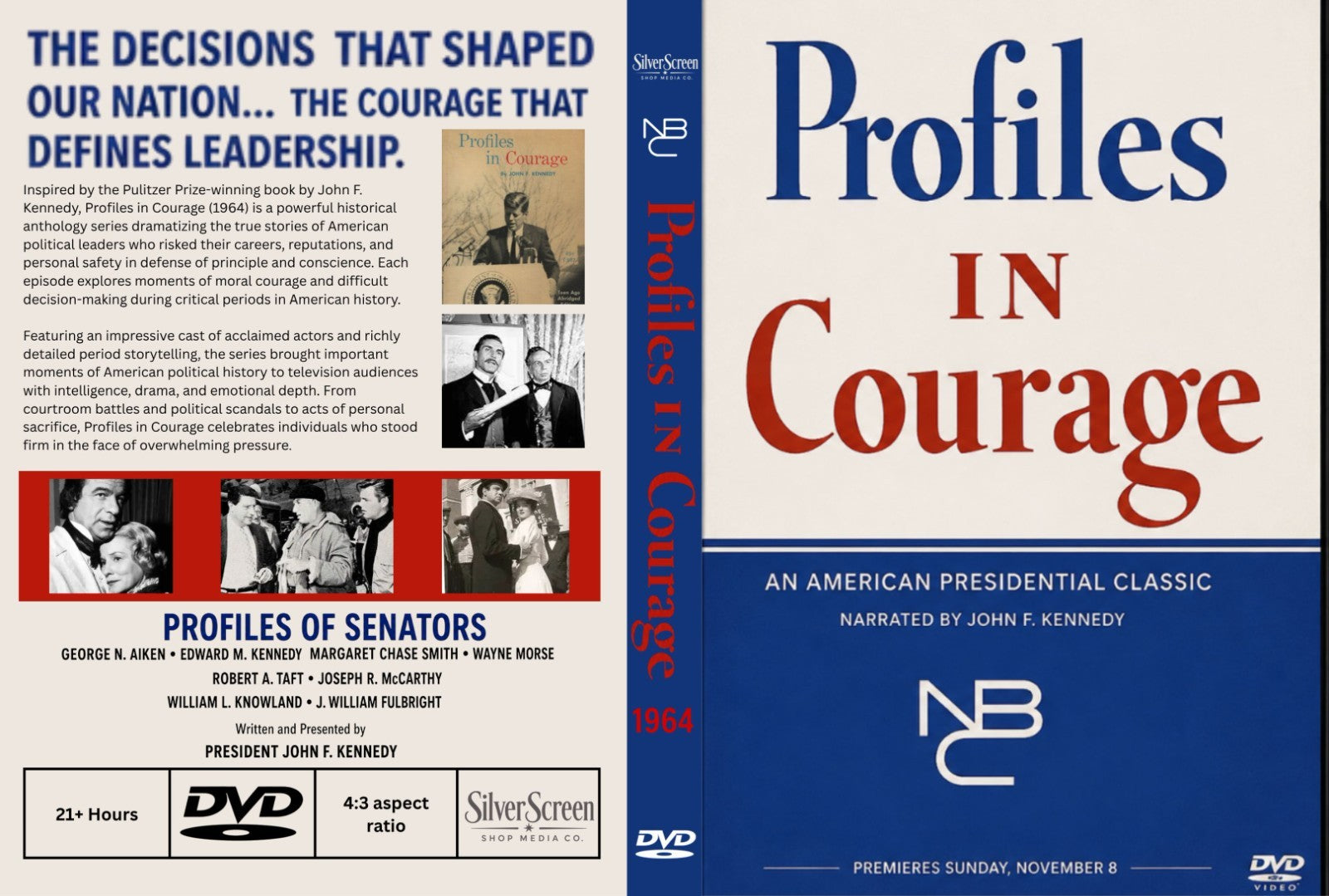 Profiles in Courage 1954 Classic 26 Episodes On DVD Collector Edition Gift
