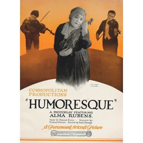 Humoresque (1920) Silent Drama DVD Collector Edition