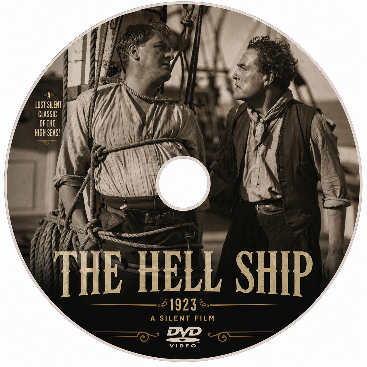 The Hell Ship (1923) Swedish Silent Drama DVD Collector Edition