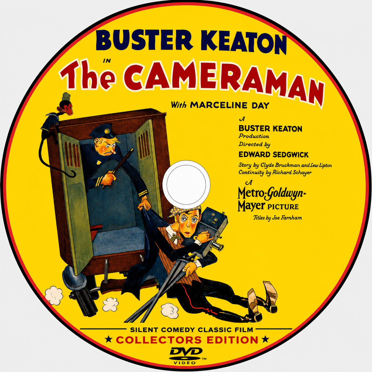 The Cameraman (1928) Buster Keaton Silent Comedy DVD Collector Edition