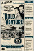 Bold Venture 1959 3 Rare Classic TV Episodes DVD Collector Edition With Cover Ar