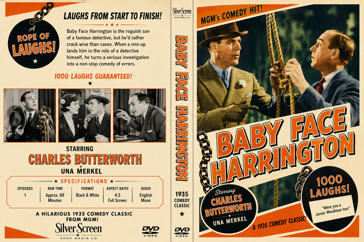 Baby Face Harrington (1935) Comedy DVD Collector Edition