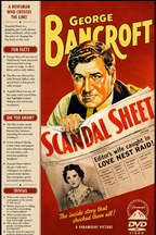 Scandal Sheet (1931) Pre-Code Crime Drama DVD Collector Edition