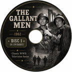 The Gallant Men 1962 26 Episodes Classic WWII War TV Series DVD Collection