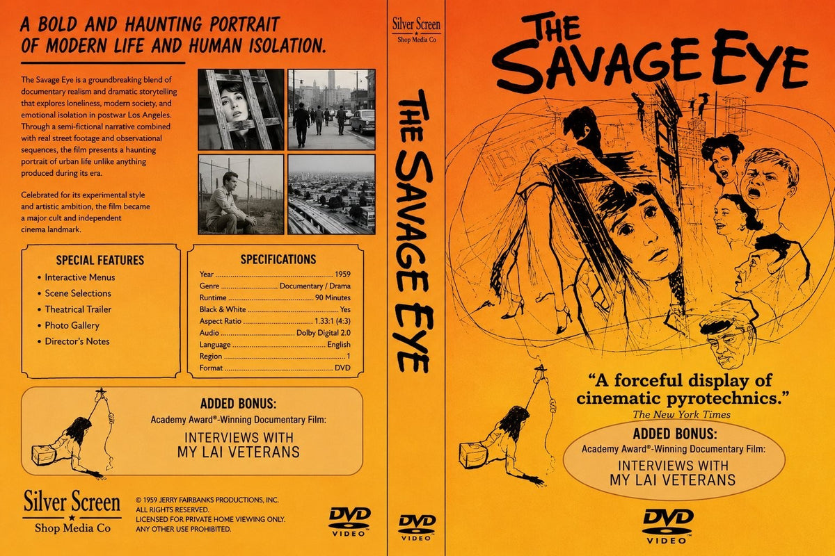 The Savage Eye (1959) Experimental Drama DVD Collector Edition