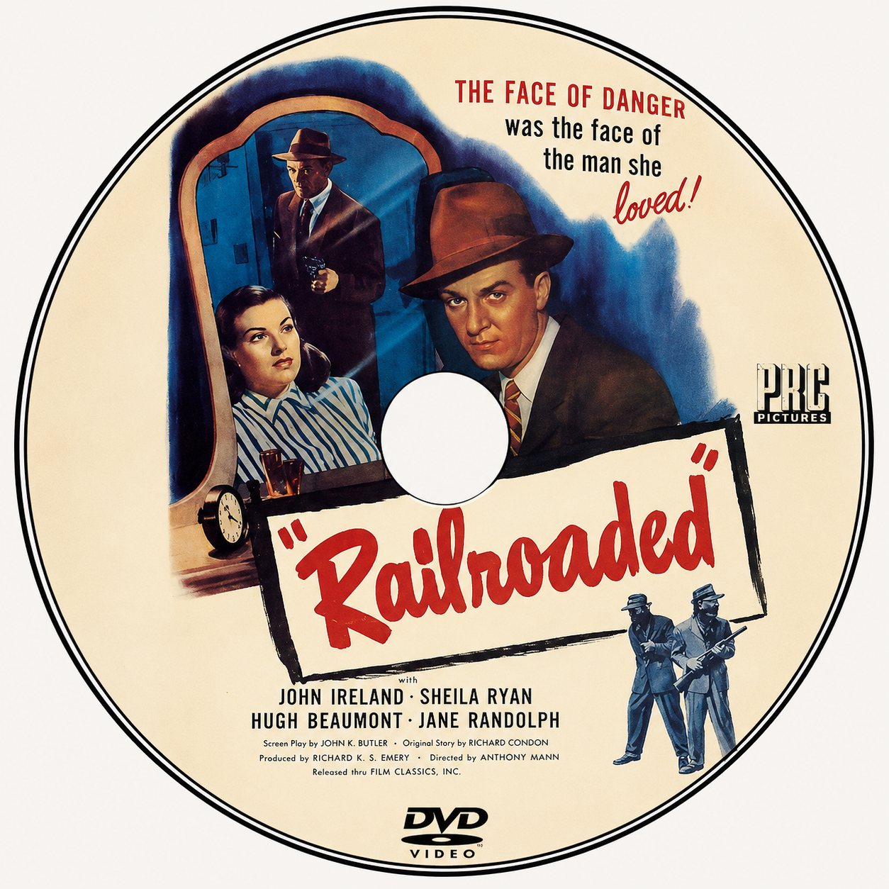 Railroaded! (1947) Film Noir Crime Drama DVD Collector Edition