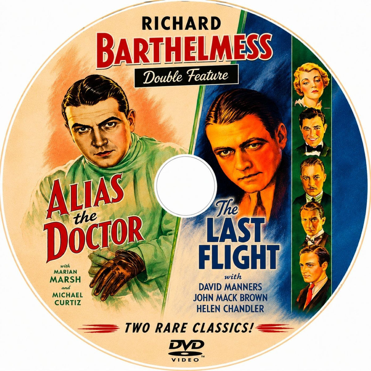 Double Feature Rare Alias the Doctor 1932 The Last Flight 1931 DVD Collectors Ed