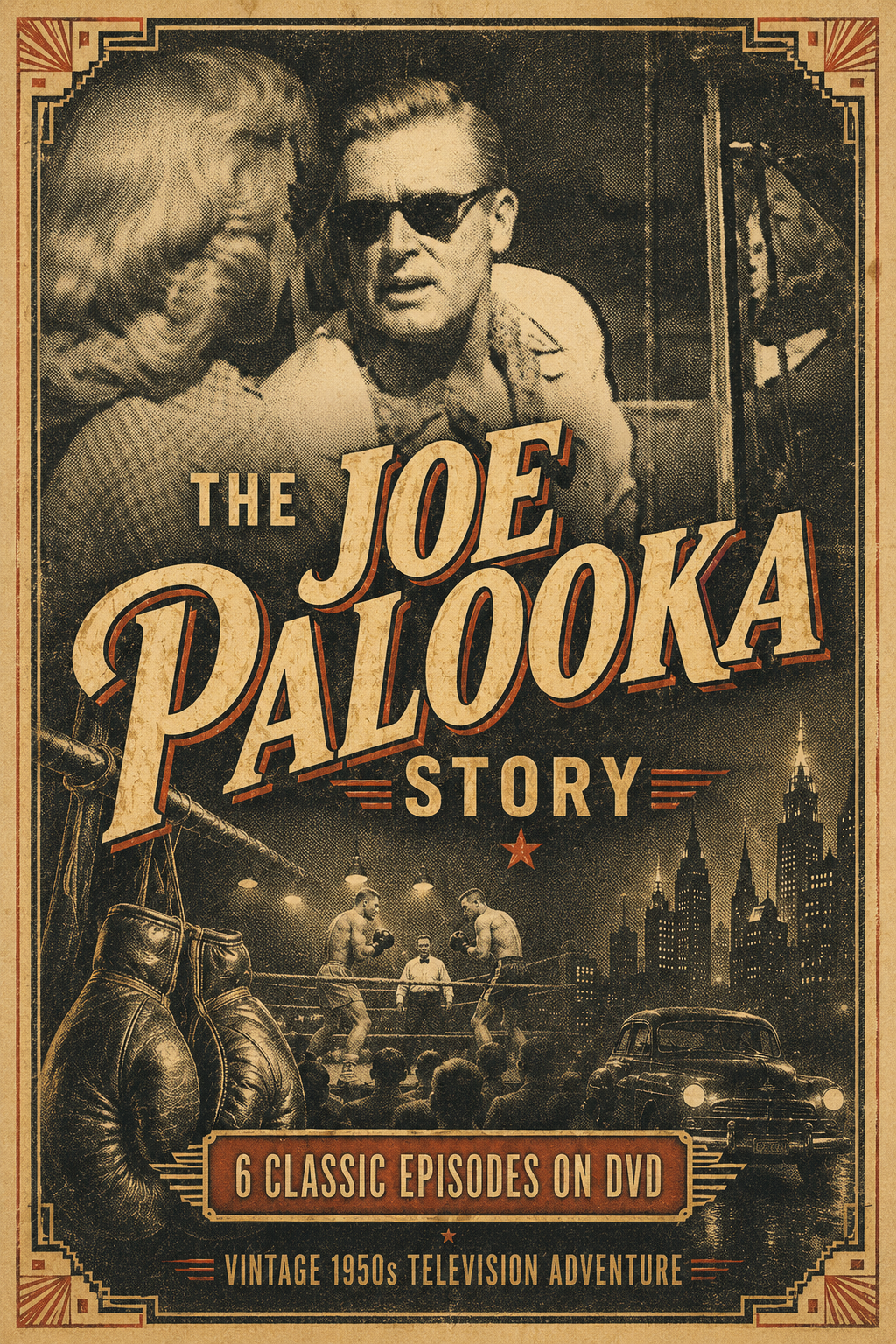 The Joe Palooka Story 1954 6 Episodes Classic Boxing TV DVD Public Domain