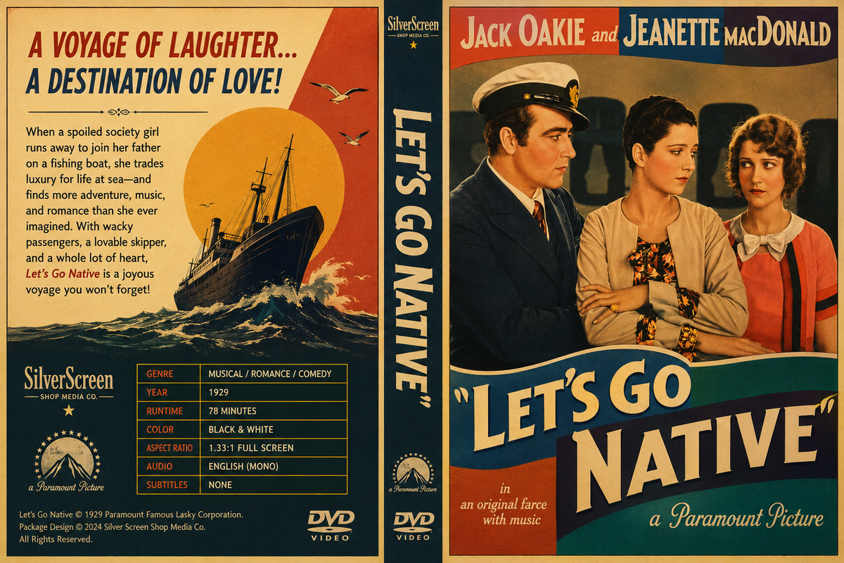 Let's Go Native (1930) Musical Comedy DVD – Collector's Edition