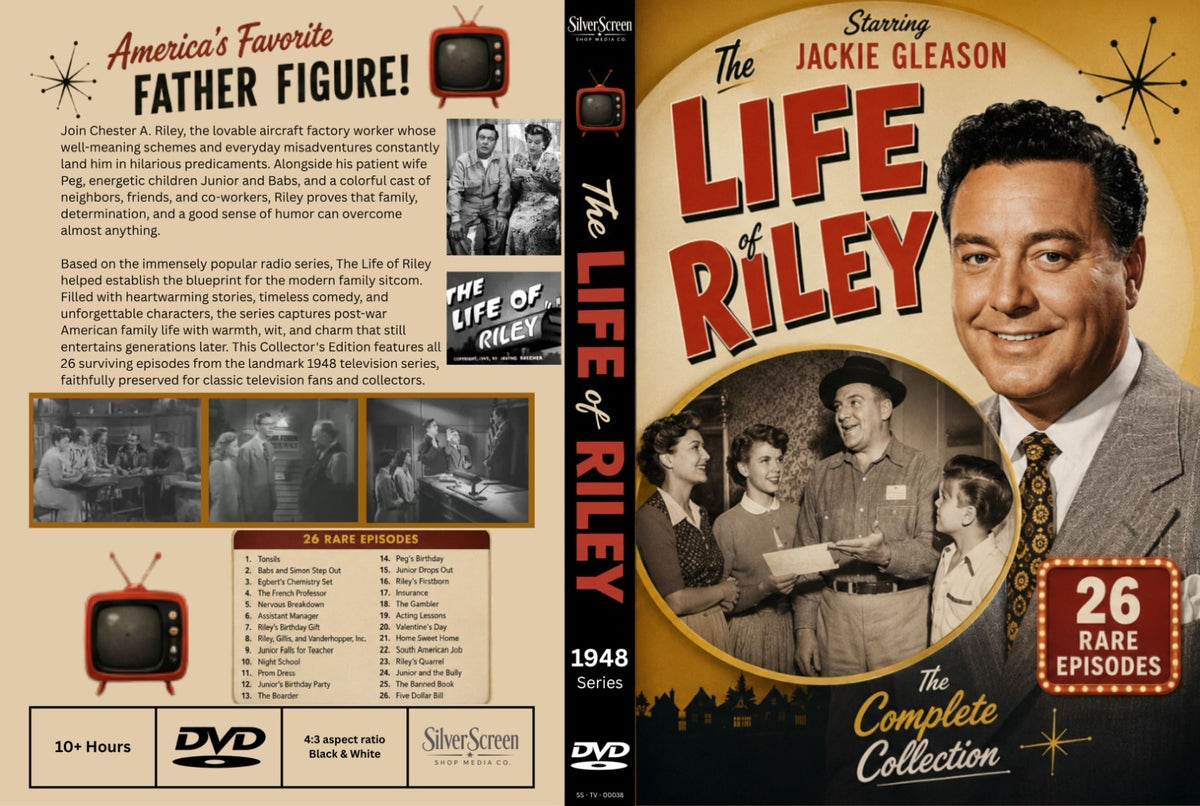 The Life of Riley (1948) Classic TV Series DVD – 26 Rare Episodes