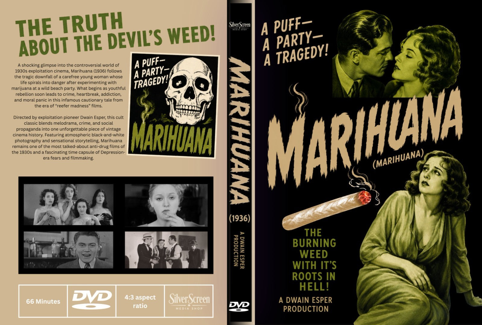 Marihuana (1936) Exploitation Drama DVD Collector Edition