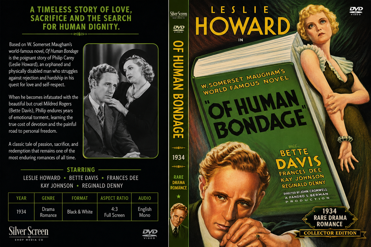 Of Human Bondage (1934) Drama Romance DVD Collector Edition