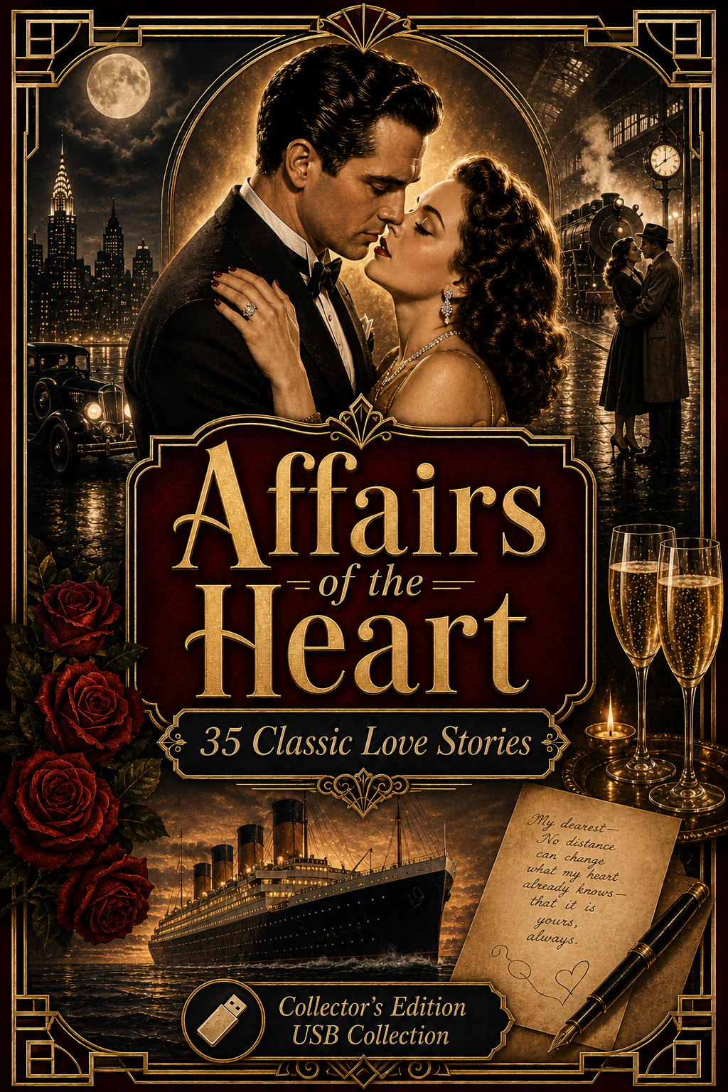 Affairs of the Heart 35 Classic Love Stories Romance Movies USB PUBLIC DOMAIN