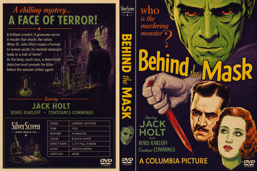 Behind the Mask (1932) Crime Drama DVD Collector Edition