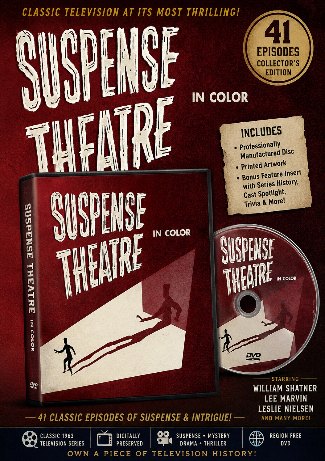 Kraft Mystery Theatre (1961) Classic TV Mystery Collectors DVD 41 Episodes