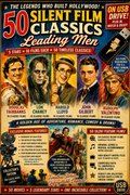 50 Silent Film Classics on USB Drive | Leading Men of Silent Hollywood |
