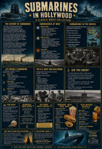 Submarines in Hollywood Classic Movies DVD | 10 Movies + 3 Bonus Videos