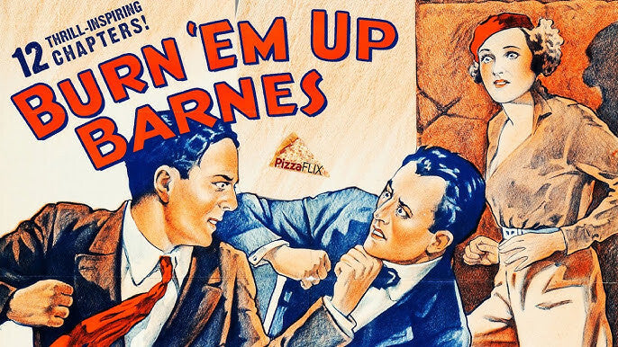 BURN IT UP BARNES (1934) DVD COMPLETE 12 CHAPTERS Public Domain - Collectors Ed