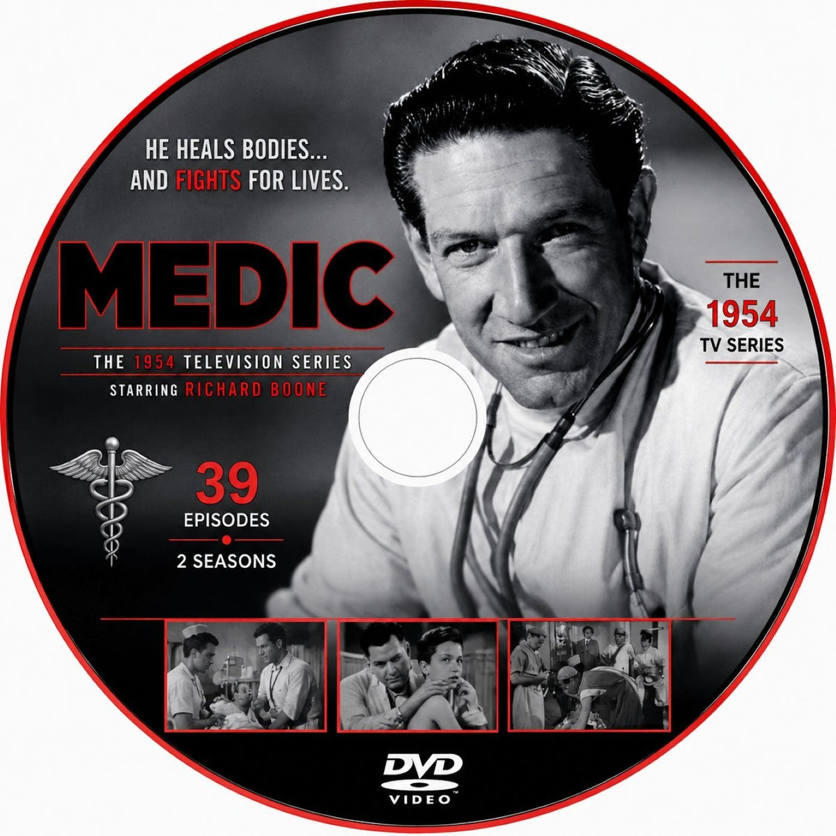 Medic (1954) Classic Medical Drama DVD 39 Episodes - Collector Edition