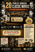 20 Public Domain Classic Movies Collection on USB – Curated Collector Edition