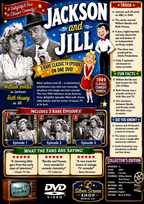 Jackson and Jill 1949 3 Rare Classic TV Episodes On DVD Collector Edition