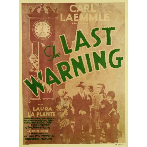 The Last Warning (1928) Silent Mystery Horror DVD Collector Edition