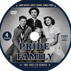 Pride of the Family (1953) 4 Rare Episodes on DVD - Collectors Edition