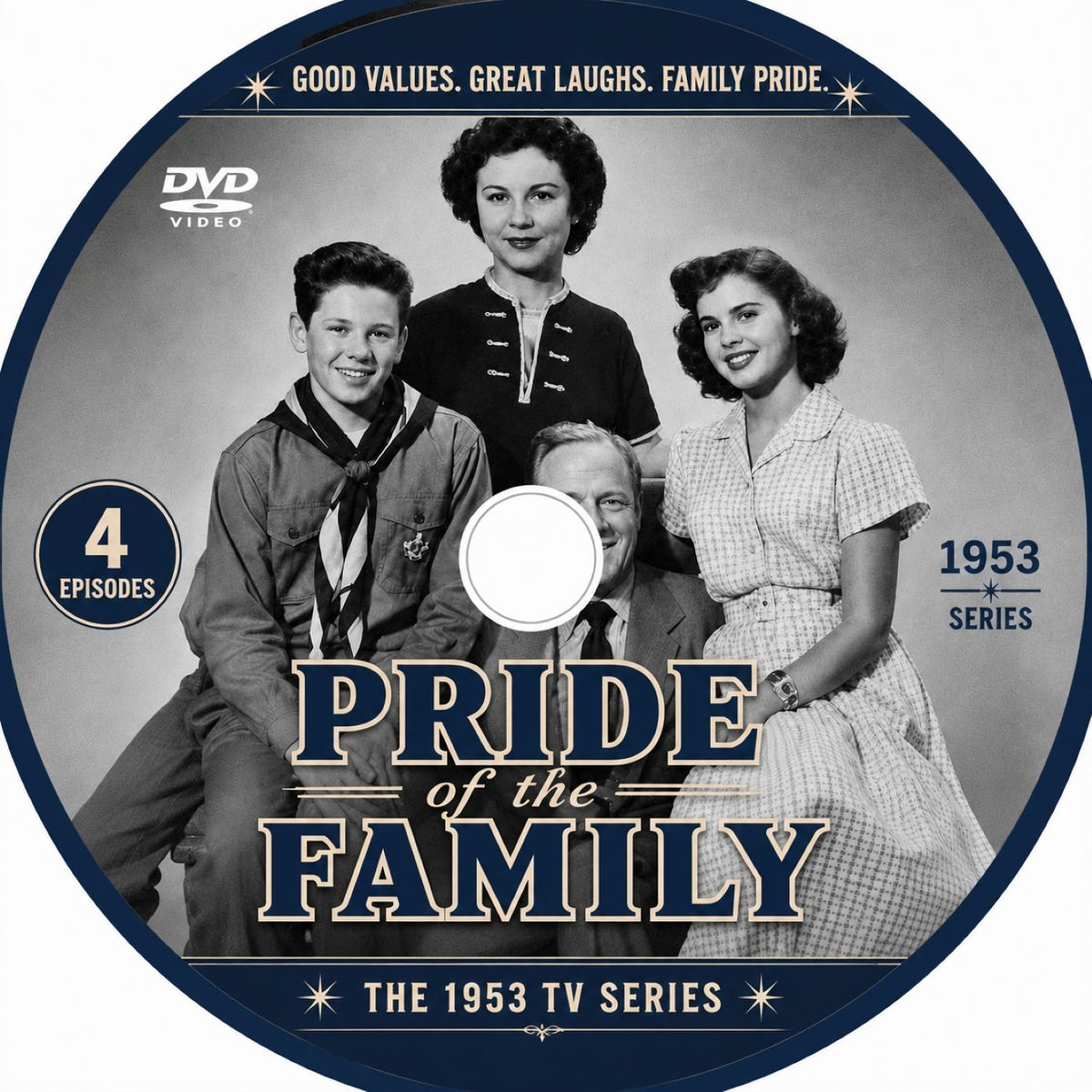 Pride of the Family (1953) 4 Rare Episodes on DVD - Collectors Edition