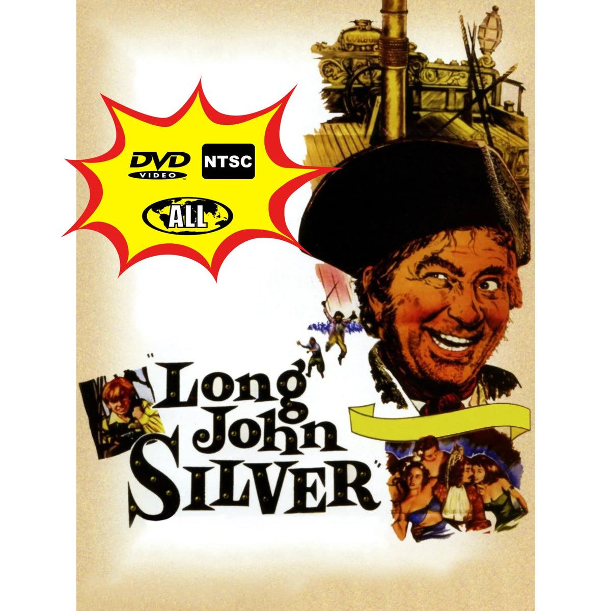 Long John Silver (1954) Color Pirate Adventure DVD Collector Edition