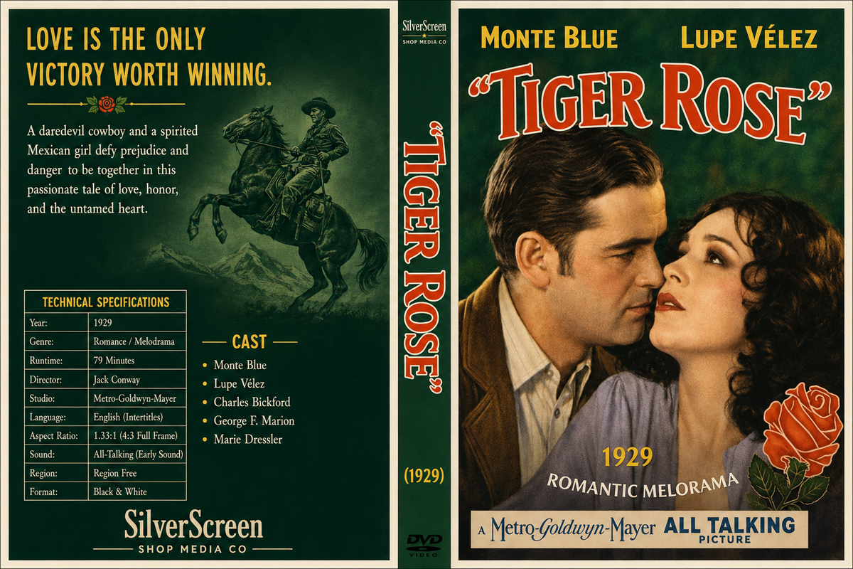 Tiger Rose 1929 Pre Code Adventure Romance Drama Film DVD