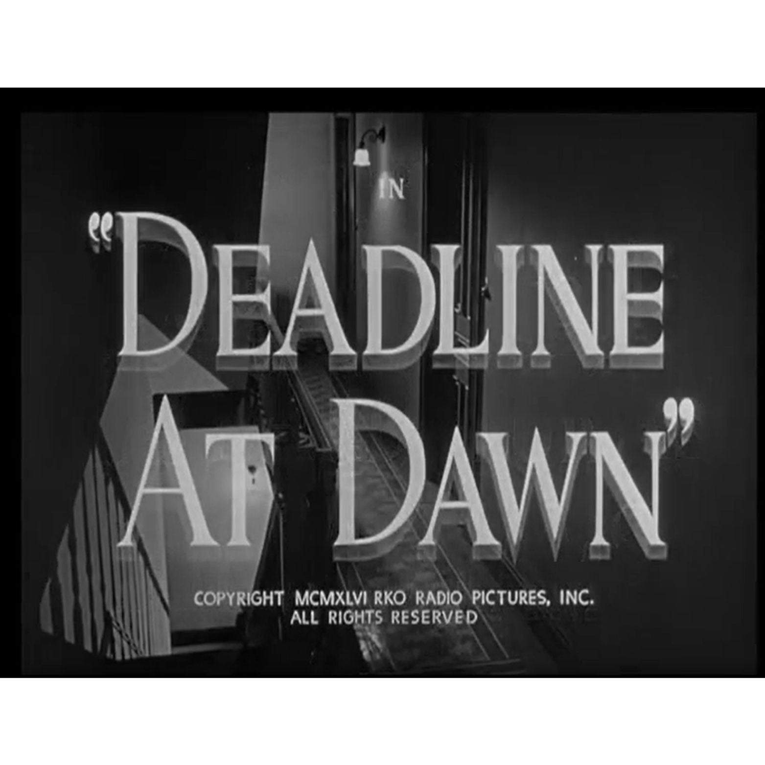 Deadline at Dawn 1946 Rare Film Noir Crime DVD With Cover Art Susan Hayward