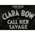 Call Her Savage 1932 Pre Code Drama Romance DVD With Cover Art Clara Bow