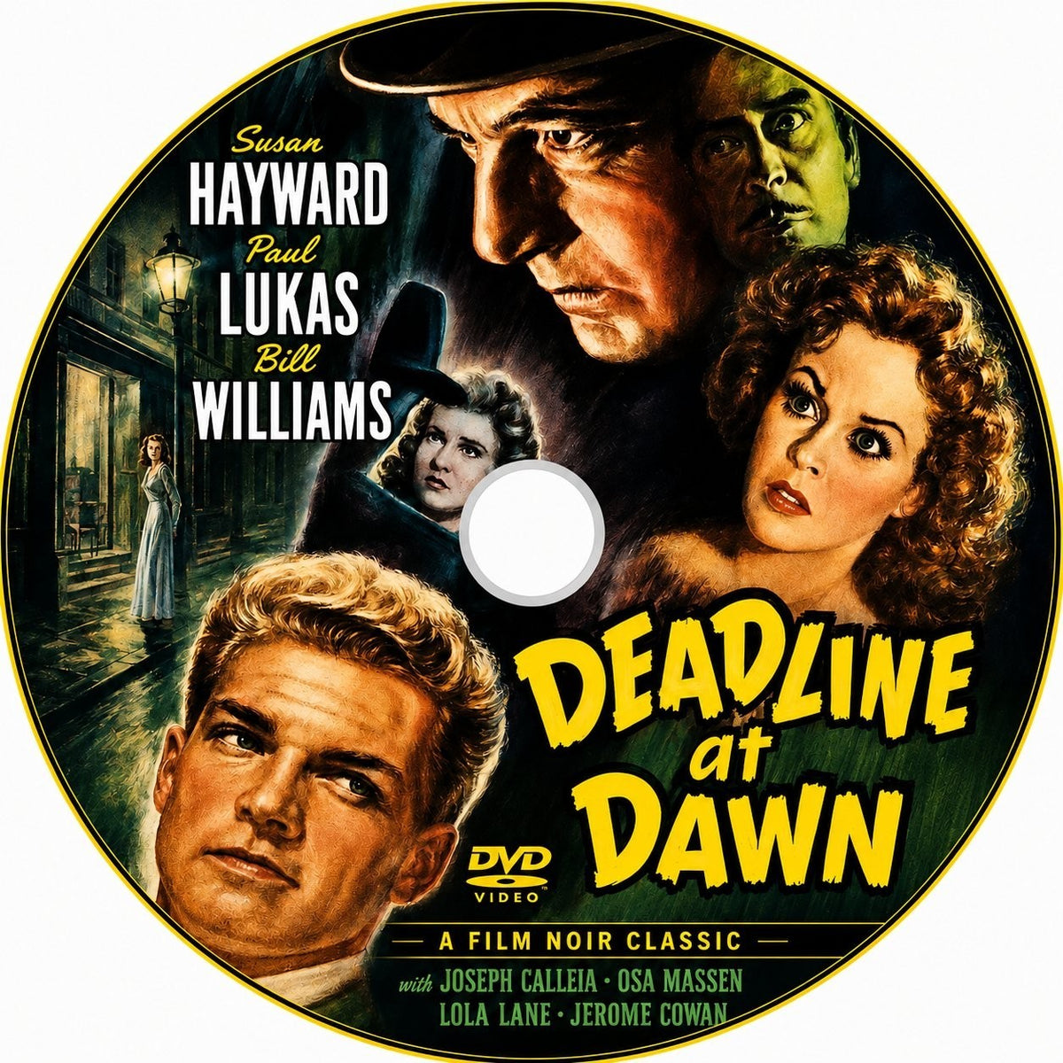 Deadline at Dawn 1946 Rare Film Noir Crime DVD With Cover Art Susan Hayward