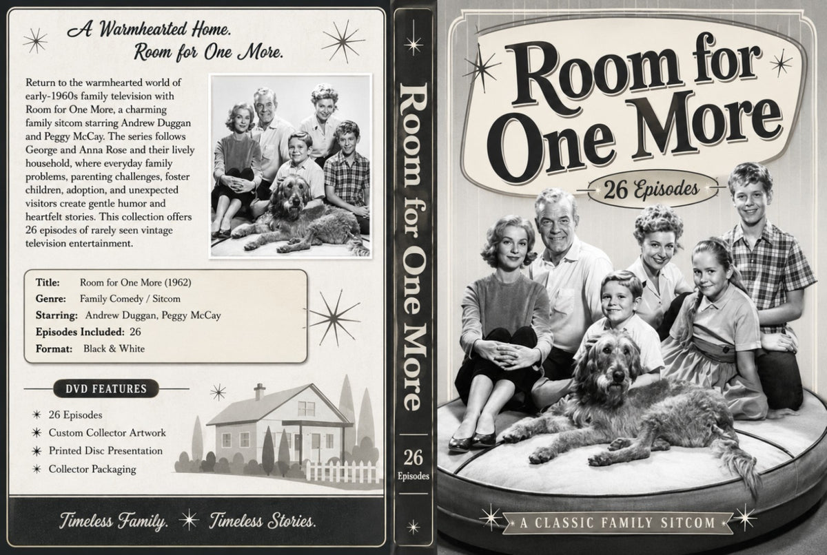 Room for One More 1962 TV Series 19 Episodes Classic Family Sitcom DVD