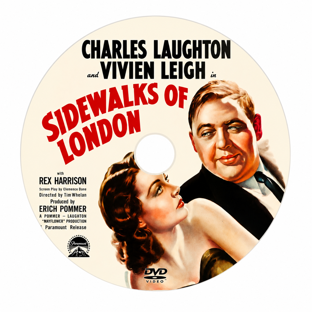 Sidewalks of London (1938) Comedy Drama DVD Collector Edition