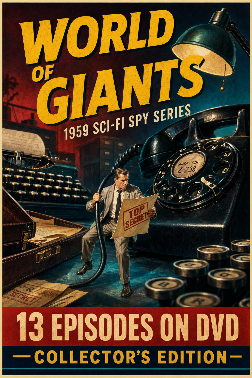World of Giants 1959 TV Series 13 Episodes DVD Sci-Fi Spy Adventure